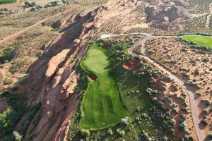 Sand Hollow 15th Green Aerial